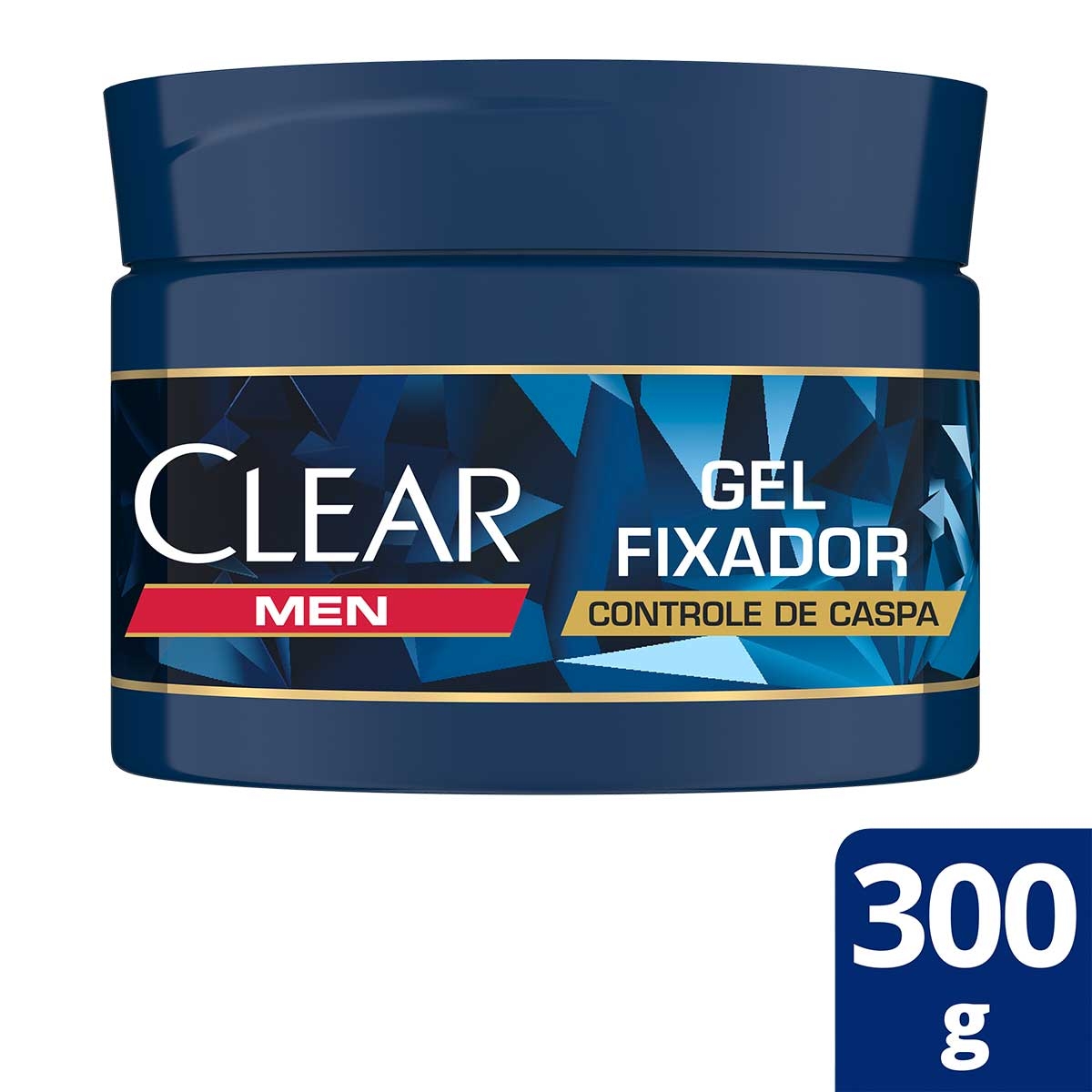 Gel Fixador Capilar Suave Men Fixação Mega Forte Com 300g