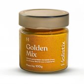 Golden Mix Holistix com Cúrcuma e Especiarias Pó Vegano Antioxidante 100g