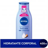 Hidratante Desodorante Nivea Soft Milk Pele Seca com 400ml