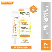 Protetor Solar Hidratante Facial Garnier Uniform & Matte Vitamina C FPS 30 15g