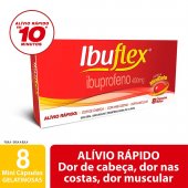 Ibuflex Ibuprofeno 400mg 8 cápsulas