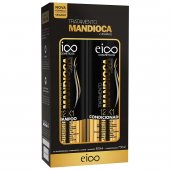 Kit Eico Tratamento Mandioca Shampoo com 800ml + Condicionador com 750ml
