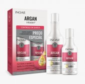 Kit Inoar Argan Infusion Controle de Queda Shampoo 500ml + Condicionador 250ml