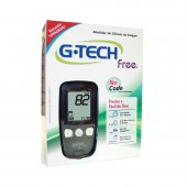 Medidor de Glicose G-Tech Free No Code com 10 tiras + 10 lancetas + 1 lancetador