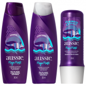 Kit Aussie Moist Shampoo 360ml + Condicionador 360ml + Creme 3 Minutos Milagrosos 236ml