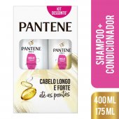 Kit Pantene Micelar com 1 Shampoo de 400ml + 1 Condicionador de 175ml