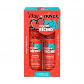 Kit Novex Doctor Rícino Shampoo Hidratante + Tratamento Condicionante com 300ml cada