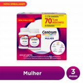 Kit Polivitamínico Centrum Essentials Mulher 60 + 30 comprimidos