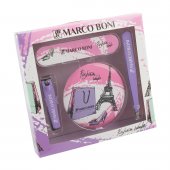 Kit Manicure Marco Boni Beauty Fashion com Espelho, Pinça, Cortador de Unha e Lixa