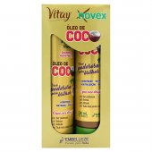 Kit Novex Vitay Óleo de Coco Shampoo + Tratamento Condicionante com 300ml cada
