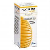 Lancetas Accu Chek Softclix Controle de Glicose com 25 lancetas