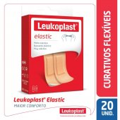 Curativo Leukoplast Elastic Sortidos com 20 unidades