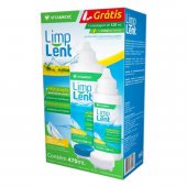 Kit Limp Lent Solução Estéril para Lentes de Contato com 1 frasco de 350ml + 1 frasco de 120ml + 1 estojo para lentes