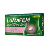 Luftafem Ibuprofeno 200mg + Paracetamol 500mg 12 comprimidos