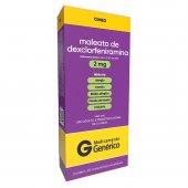Maleato de Dexclorferinamina 2mg 20 comprimidos Cimed Genérico