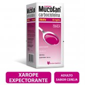 Mucofan Carbocisteína 50mg/ml Xarope Sabor Cereja 100ml