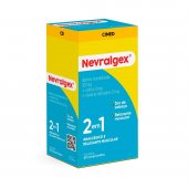 Nevralgex Dipirona Monoidratada 300mg + Cafeína 50 mg + Citrato de Orfenadrina 35 mg 60 comprimidos