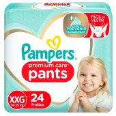 Fralda Pampers Premium Care Pants XXG - 24 Unidades