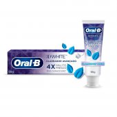 Pasta de Dente Oral-B 3D White Glamorous White Anticáries com Flúor de 90g