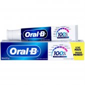Pasta de Dente Oral-B 100% de Sua Boca Cuidada Menta Refrescante 175g
