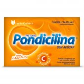 Pastilhas Pondicilina Laranja Vitamina C - 12 pastilhas