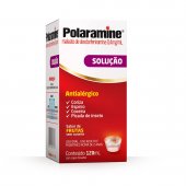 Polaramine Maleato de Dexclorfeniramina 0,4mg/ml Solução Oral Sabor Frutas 120ml