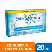 Probiótico Enterogermina 20 frascos de 5ml - Tamanho Família