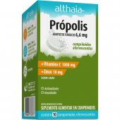 Suplemento Alimentar de Própolis + Vitamina C + Zinco Althaia 10 comprimidos
