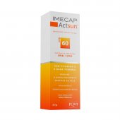 Protetor Solar Facial Imecap Actsun FPS60 Sem Cor com 50g