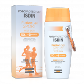Protetor Solar Isdin Fotoprotector Fusion Gel Sport Wet Skin FPS 50 89,5g