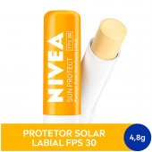 Protetor Solar Labial Hidratante Nivea Sun Protect FPS 30 com 4,8g