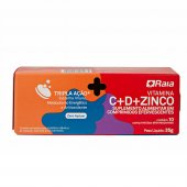 Raia Vitamina C 1g + Vitamina D 400UI + Zinco 10mg 10 Comprimidos