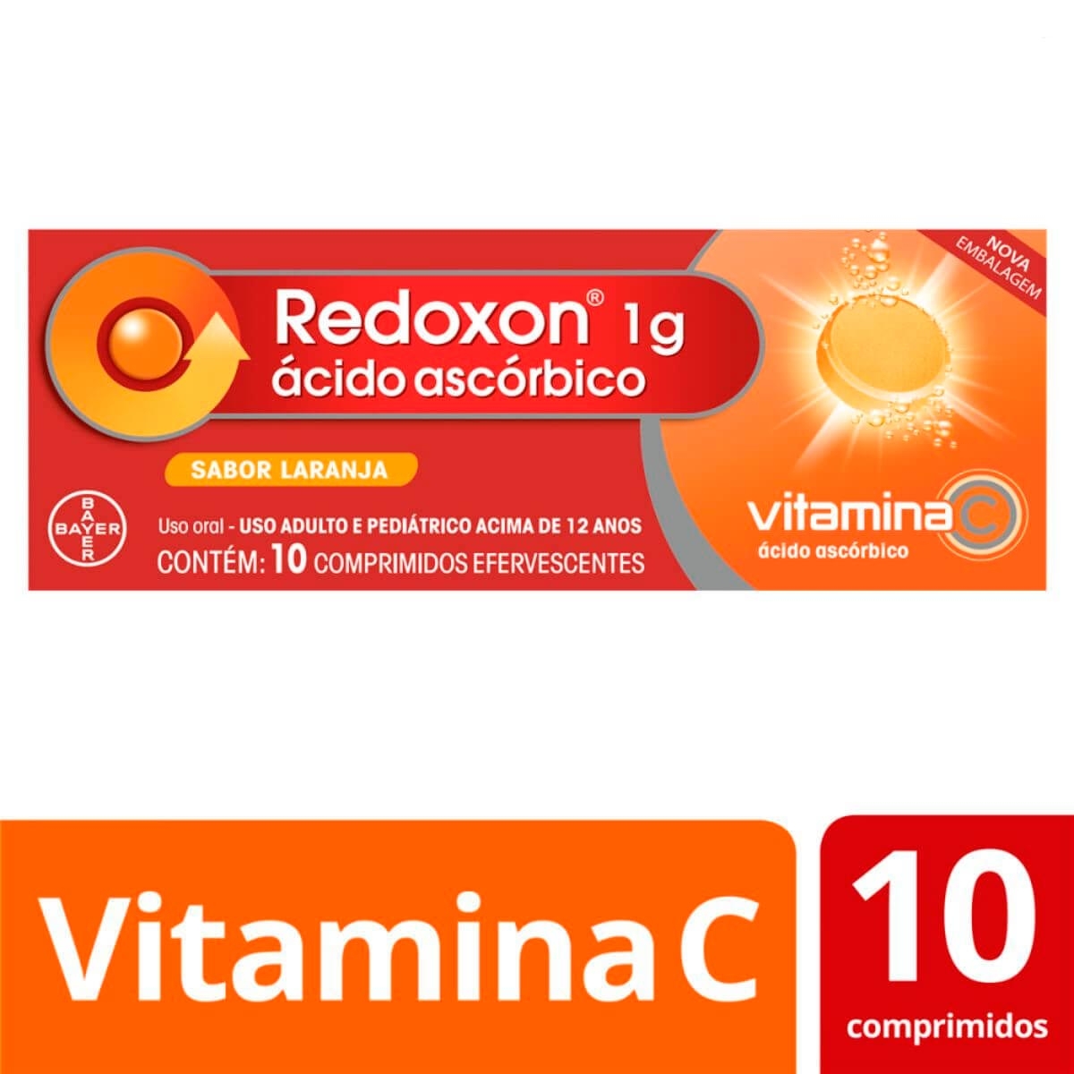 Farmacias del Ahorro, Redoxon Gotas 200mg de Vitamina C, caja con frasco  con 20 ml de solución, sabor caramelo