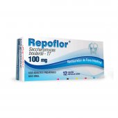 Probiótico Repoflor 100mg 12 cápsulas