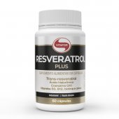 Suplemento Alimentar Resveratrol Plus Vitafor 60 Cápsulas