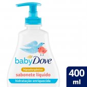Sabonete Líquido Baby Dove Hidratação Enriquecida 400ml