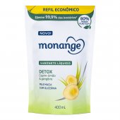 Sabonete Líquido Monange Detox Refil 400ml