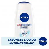 Sabonete Líquido Nivea Antibacteriano 3 em 1 250ml