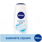 Sabonete Líquido Nivea Creme Soft com 250ml