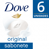 Kit Sabonete Dove Original em Barra - 6 unidades