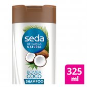 Shampoo Seda Recarga Natural Bomba de Coco com 325ml