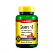 Suplemento Alimentar Guaraná 500mg Maxinutri 60 Cápsulas