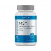 Suplemento Alimentar MSM Metil Sulfonil Metano Lauton 60 Cápsulas