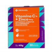 Vitamina C + Zinco Drogasil 30 Comprimidos Efervescentes