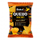 Tortilla Chips Belive Sabor Queijo Nacho Zero Glúten e Lactose 50g
