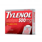 Tylenol Paracetamol 500mg 20 comprimidos