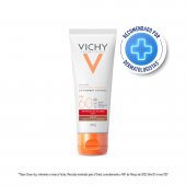 Protetor Solar Facial Vichy UV Pigment Control FPS60 com cor 5.0 - 40g