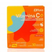 Vitamina C 1G Raia Laranja 30 Comprimidos Efervescentes