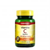 Suplemento Alimentar de Vitamina C Revestida Maxinutri - 60 Cápsulas