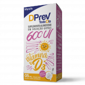 Vitamina D DPREV Todo Dia 600UI Solução Oral Gotas 5ml